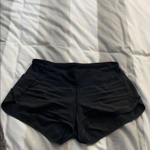Black lululemon shorts